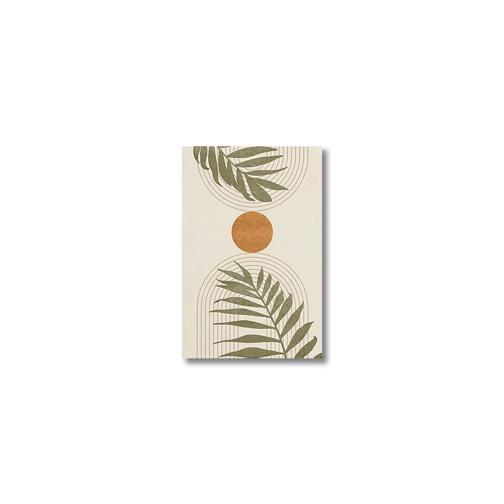 DecorBites™ Tropical Leaves Canvas Wall Art Set