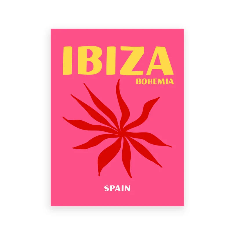 DecorBites™ Tropical Travel Posters Art Prints