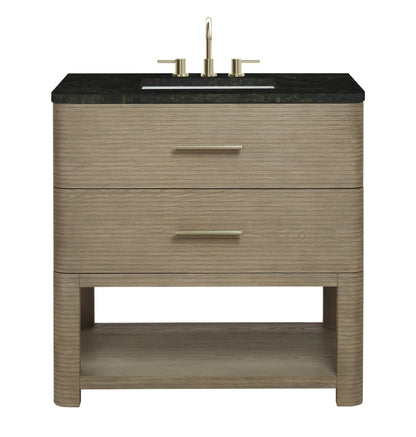 James Martin Lucian 36" Single Bathroom Vanity, Pebble Oak