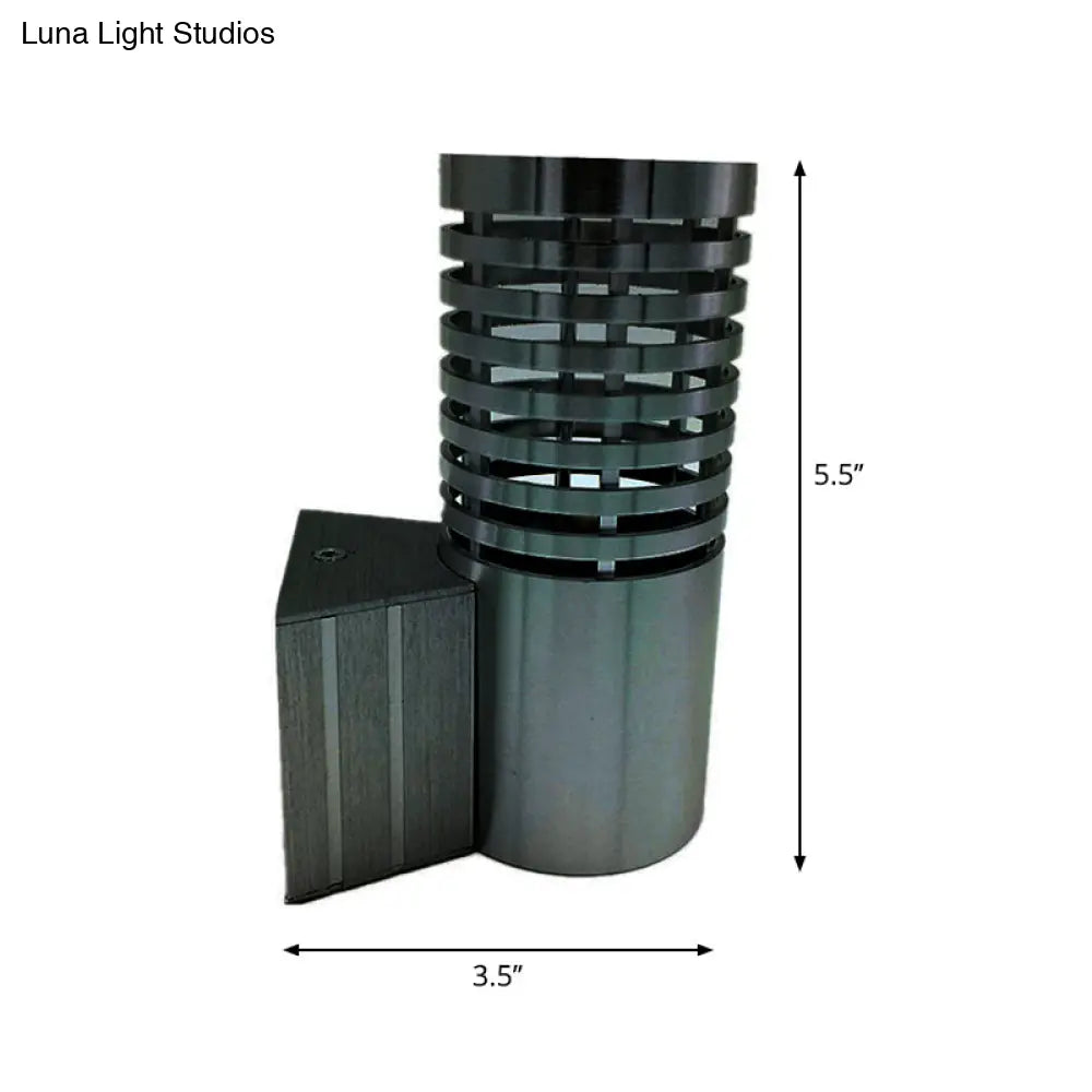 DecorBites™ Tubular Aluminum LED Wall Sconce Kit with Chrome Finish - Modern Design for Parties - Vibrant Blue/Yellow/Red Light