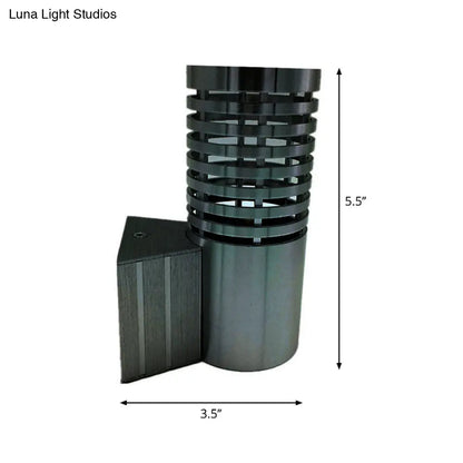 DecorBites™ Tubular Aluminum LED Wall Sconce Kit with Chrome Finish - Modern Design for Parties - Vibrant Blue/Yellow/Red Light