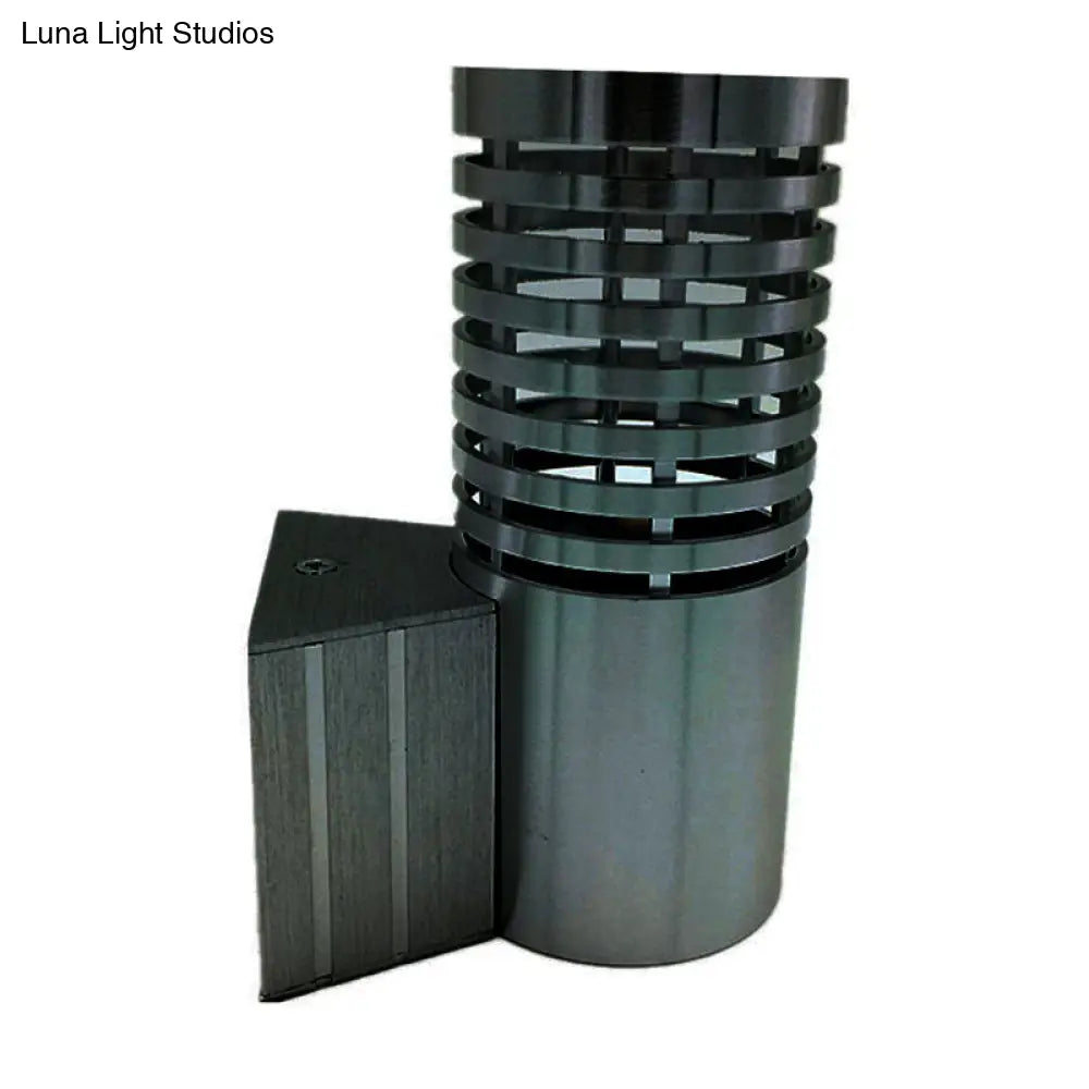 DecorBites™ Tubular Aluminum LED Wall Sconce Kit with Chrome Finish - Modern Design for Parties - Vibrant Blue/Yellow/Red Light