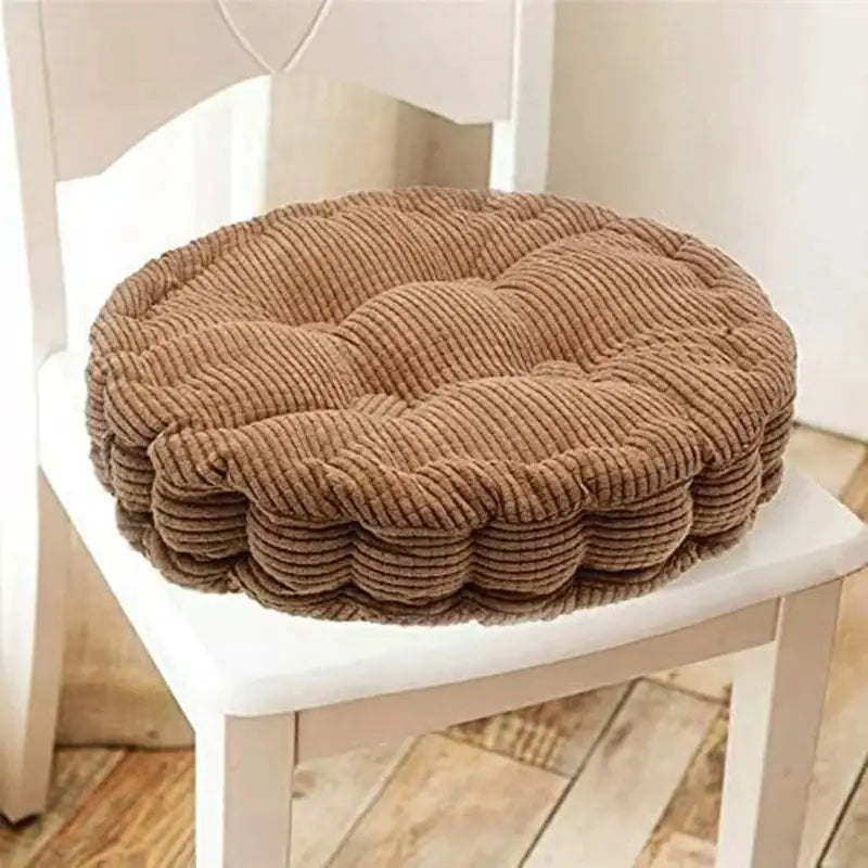 Tufted floor seat cushion living room corduroy chair pad
