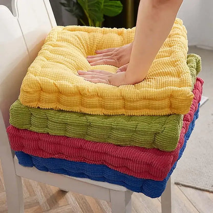 Tufted floor seat cushion living room corduroy chair pad