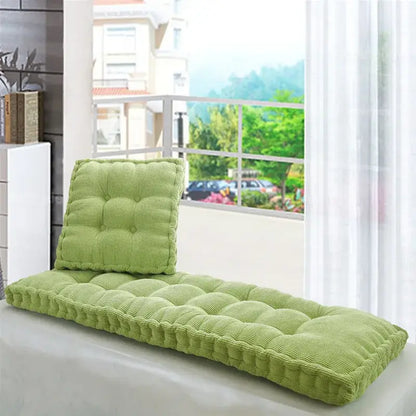 Tufted purple indoor bench seat cushion – living room sofa pad