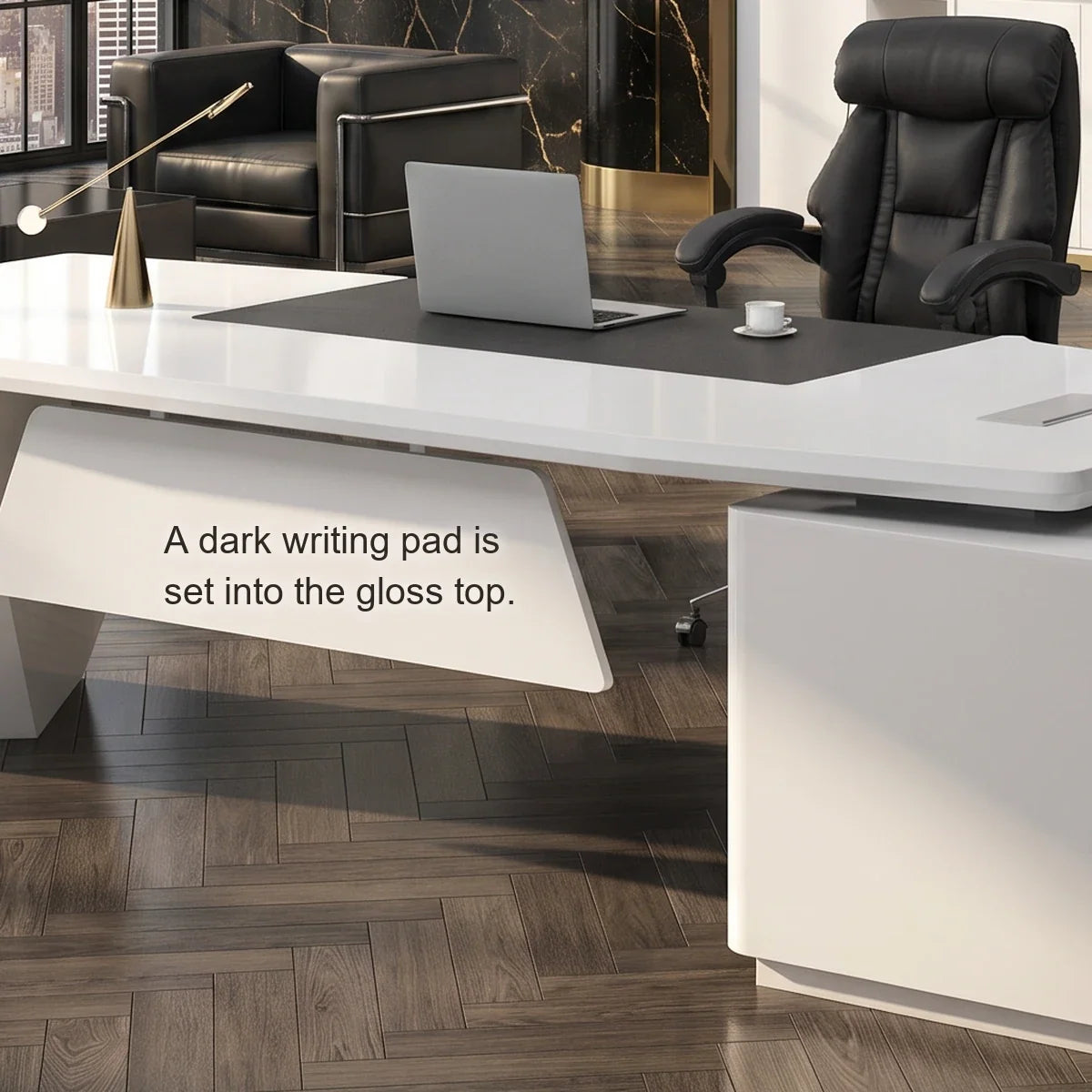 Turing · L-Shaped Executive Desk