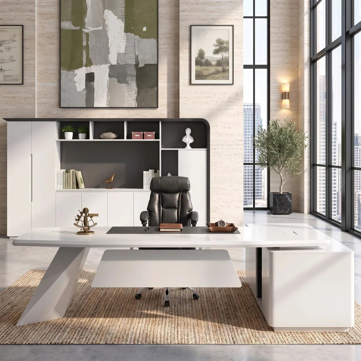 Turing · L-Shaped Executive Desk