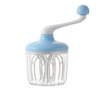 Turquoise & clear hand mixer whisk beater kitchen food processor