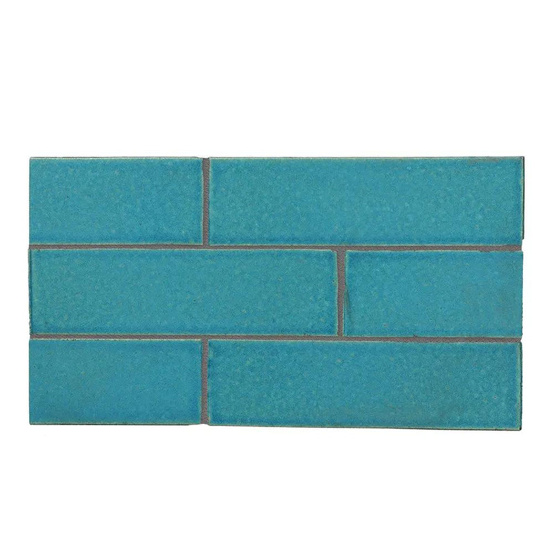 Obsidian Fine Textured Glazed Terracotta Tiles 2 1/8x7 1/2