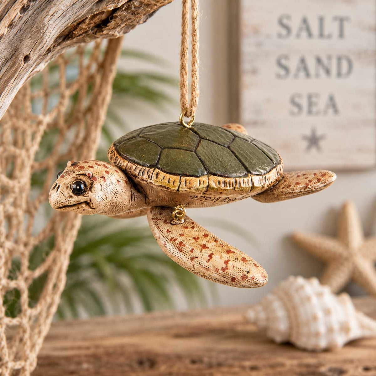 Dangly Sea Turtle Ornament | Bert Anderson Collection