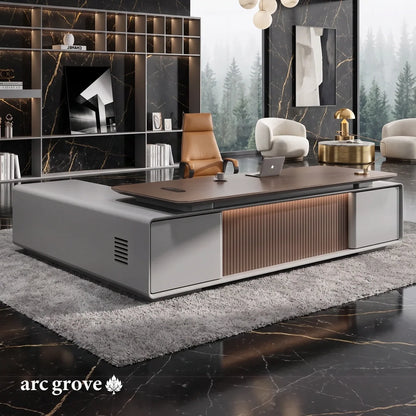 Twilley · Modern L-Shaped Executive Desk