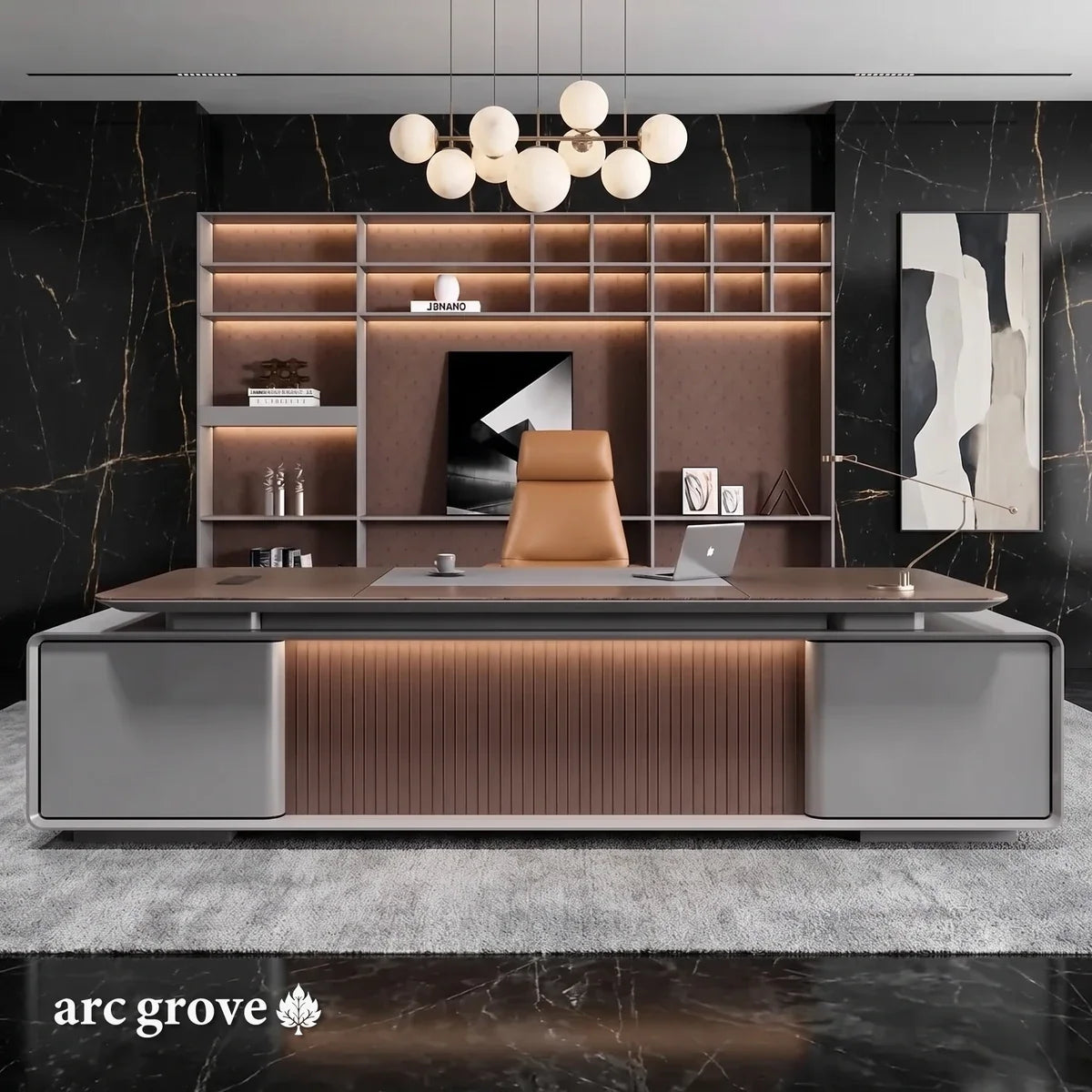 Twilley · Modern L-Shaped Executive Desk