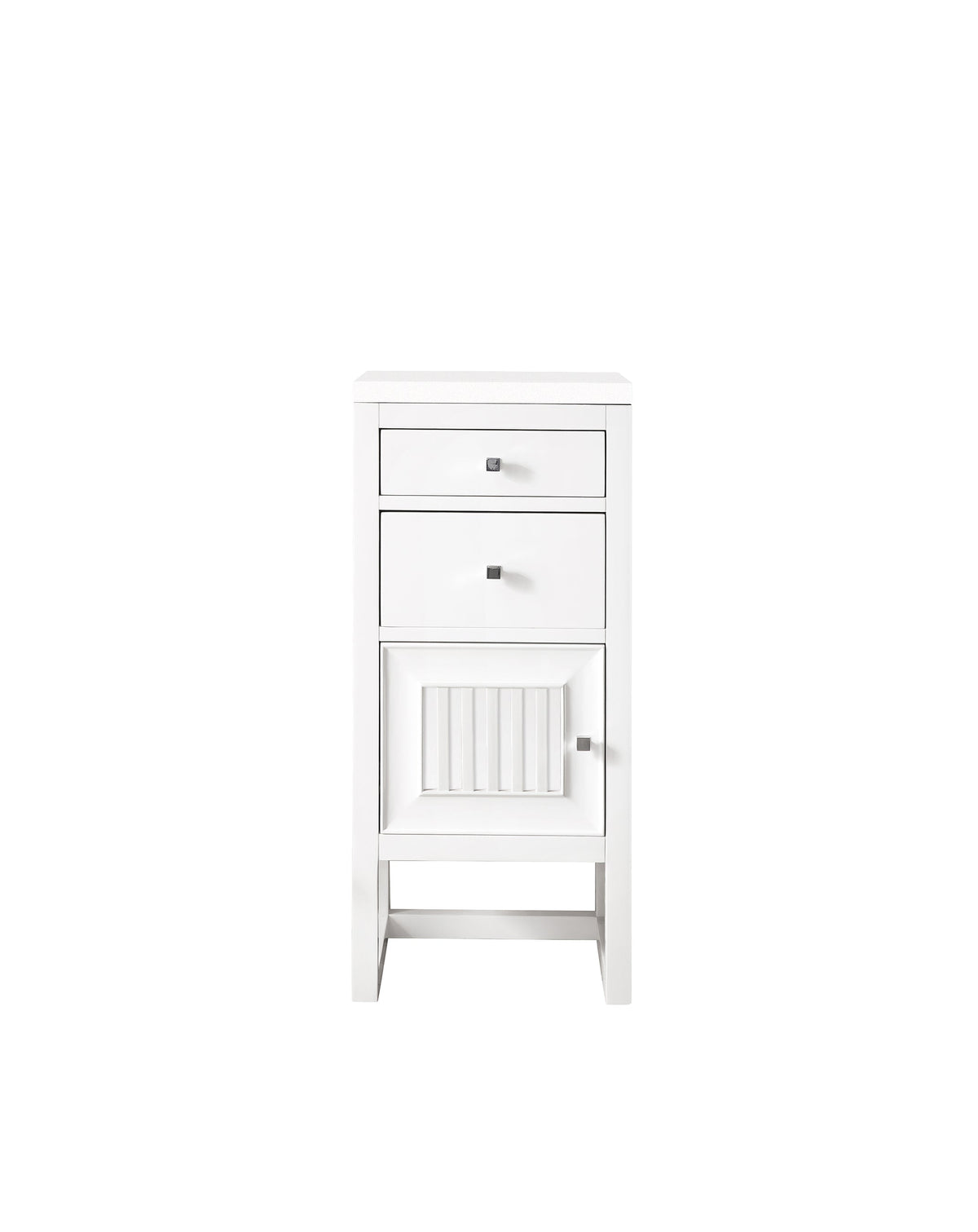James Martin Athens 15" Base Cabinet, Glossy White