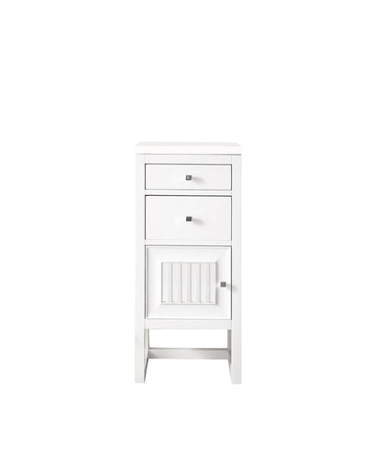 James Martin Athens 15" Base Cabinet, Glossy White