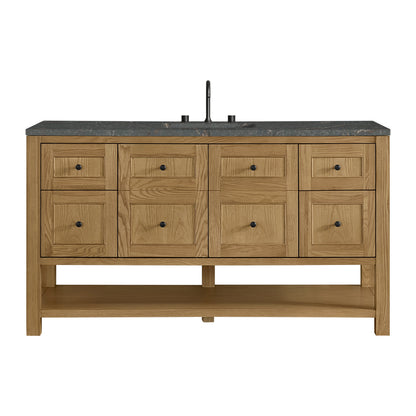 James Martin Breckenridge 60" Single Bathroom Vanity, Light Natural Oak
