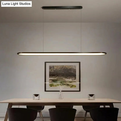 DecorBites™ Ulta-thin LED Island Lamp with Acrylic Shade - Minimalistic Lighting Solution