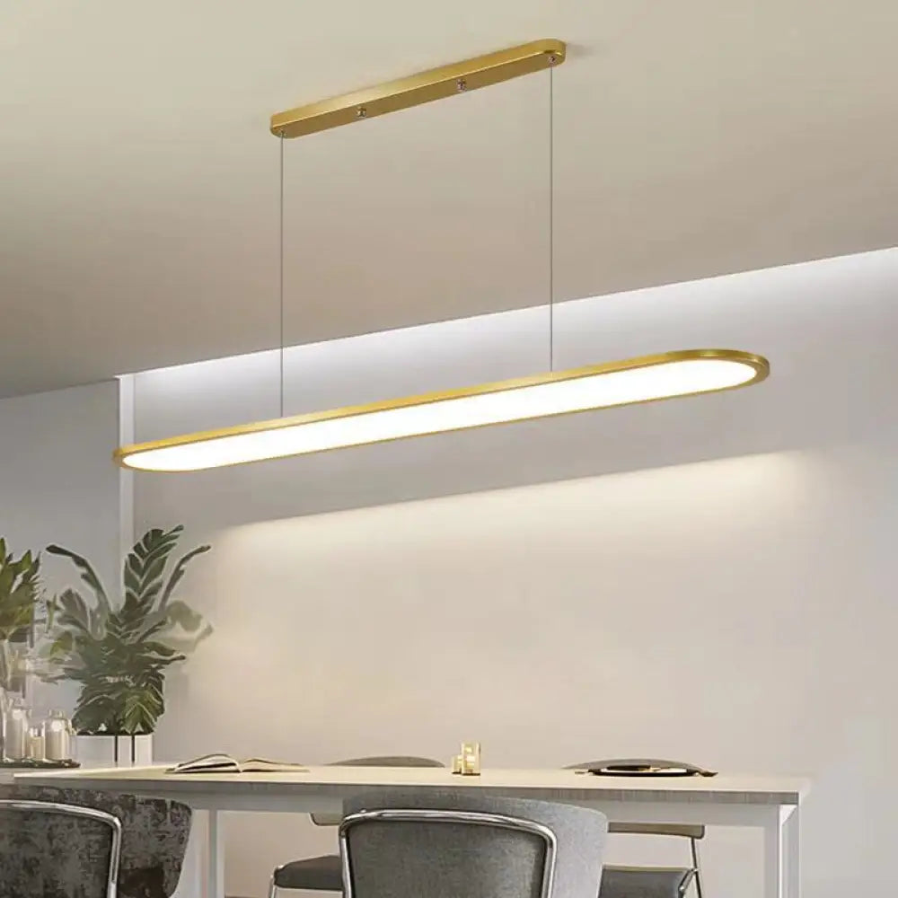 DecorBites™ Ulta-thin LED Island Lamp with Acrylic Shade - Minimalistic Lighting Solution