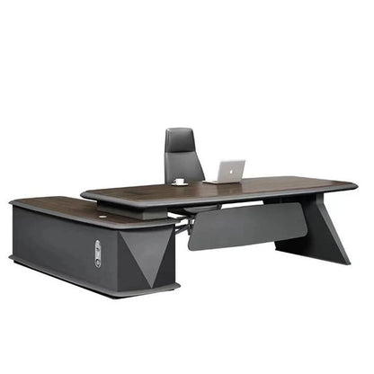 Alwin · Modern L-Shaped Executive Desk