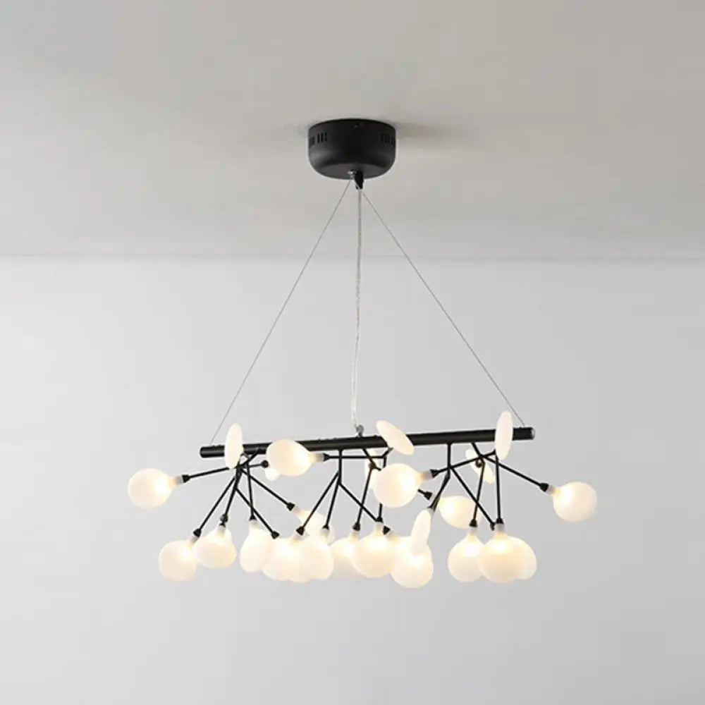 DecorBites™ Ultra-Modern Linear Firefly Pendant Lighting: Acrylic Billiard Light for Living Room