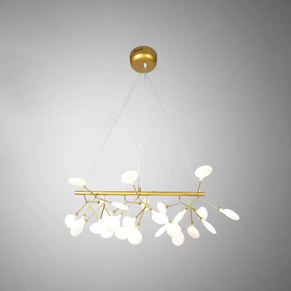 DecorBites™ Ultra-Modern Linear Firefly Pendant Lighting: Acrylic Billiard Light for Living Room