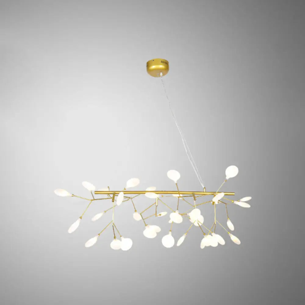 DecorBites™ Ultra-Modern Linear Firefly Pendant Lighting: Acrylic Billiard Light for Living Room