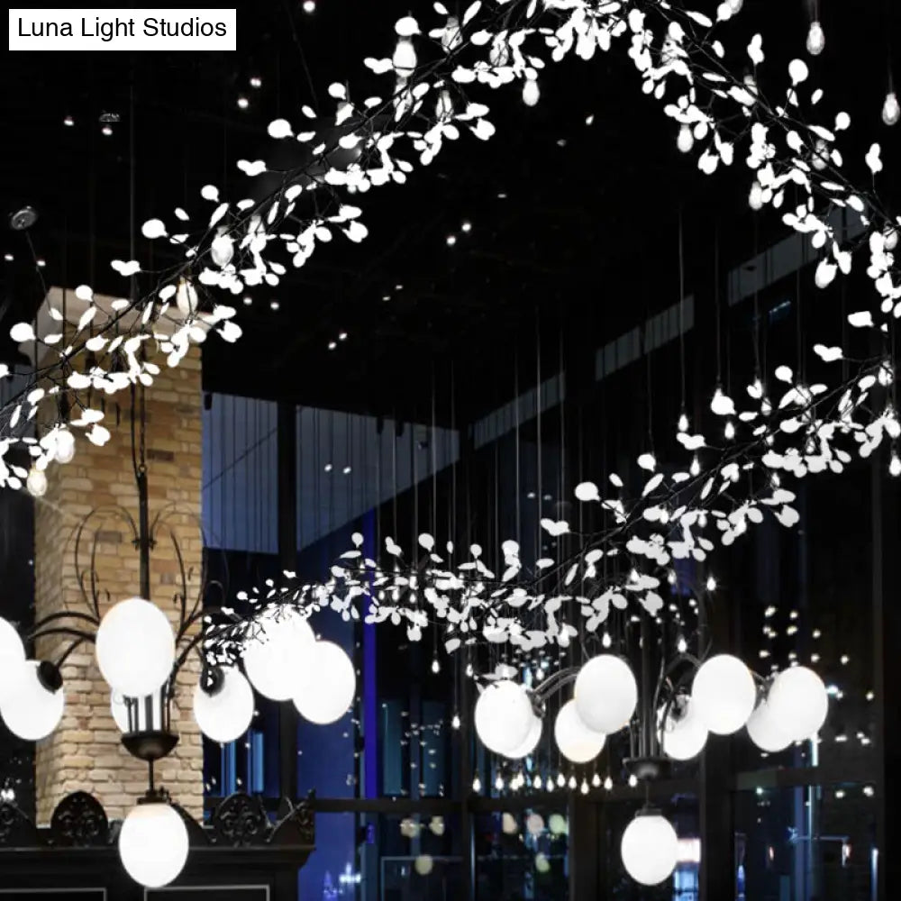 DecorBites™ Ultra-Modern Linear Firefly Pendant Lighting: Acrylic Billiard Light for Living Room