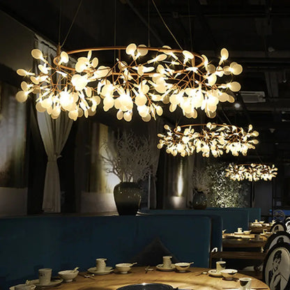DecorBites™ Ultra-modern Metal Ceiling Light for Restaurants - Firefly Island Suspension Lighting