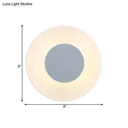 DecorBites™ Ultra Thin Acrylic LED Wall Sconce in Warm/White/Natural Light - Minimalist Design