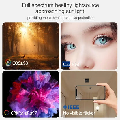 Ultra-thin black 24w led ceiling spot light for living room