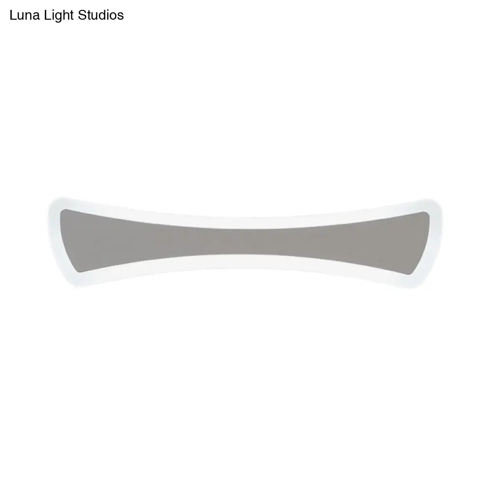 DecorBites™ Ultra-Thin LED Silver Vanity Lamp: Modern Acrylic Wall Sconce Lighting for Bathrooms