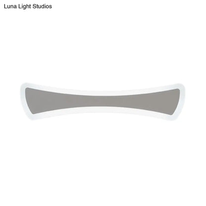 DecorBites™ Ultra-Thin LED Silver Vanity Lamp: Modern Acrylic Wall Sconce Lighting for Bathrooms
