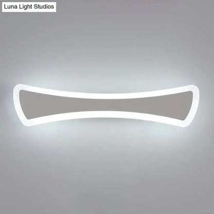 DecorBites™ Ultra-Thin LED Silver Vanity Lamp: Modern Acrylic Wall Sconce Lighting for Bathrooms
