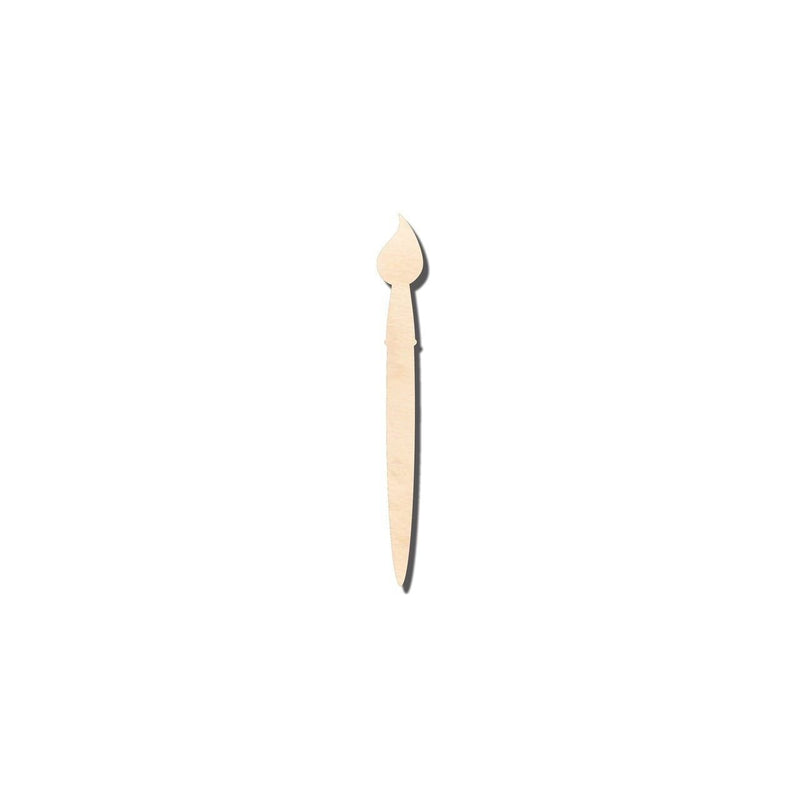 Unfinished Wood Artist Paint Brush Shape - Craft - up to 46" DIY