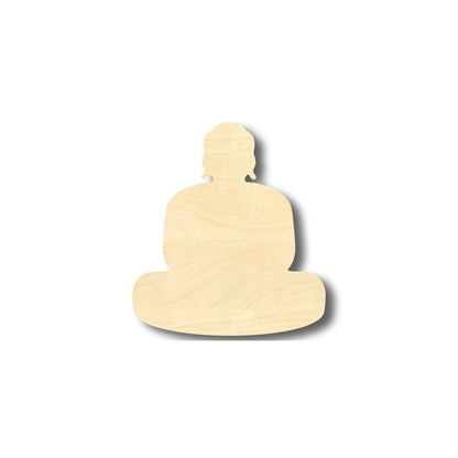 Unfinished Wood Buddha Shape - Religion - Craft- up to 46" DIY