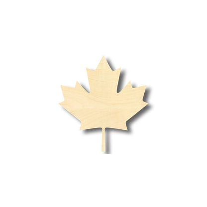 Unfinished Wood Canadian Maple Leaf Shape - Leaves - Craft - up to 46" DIY
