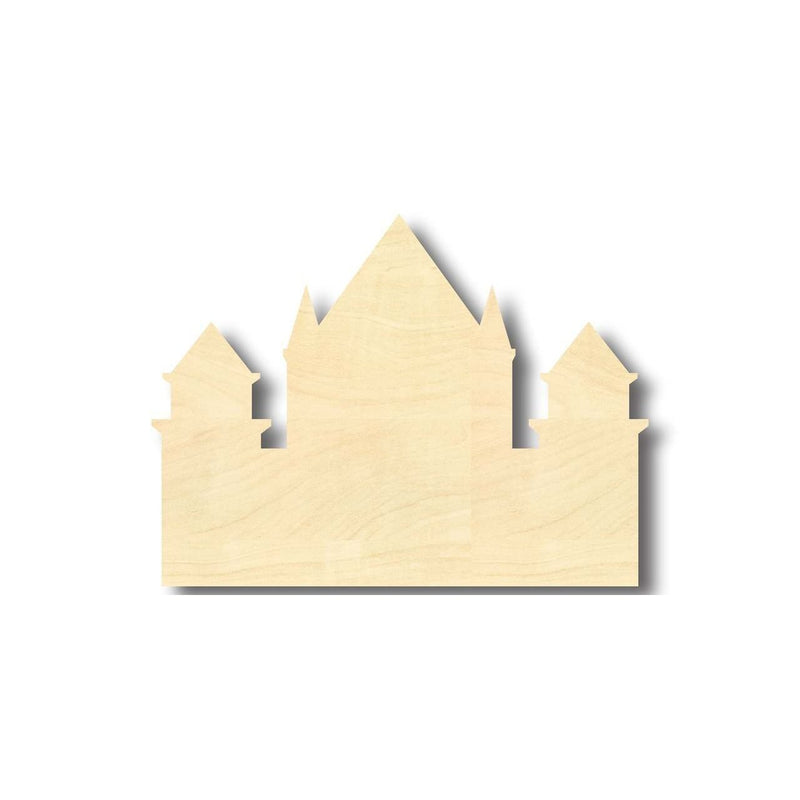 Unfinished Wood Castle Shape - Middle Ages - Craft - up to 46" DIY