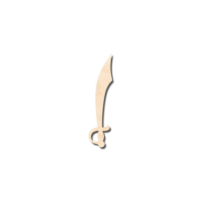 Unfinished Wood Cutlass Shape - Pirates - Craft - up to 46" DIY