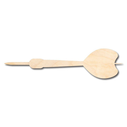 Unfinished Wood Dart Shape - Craft - up to 46" DIY