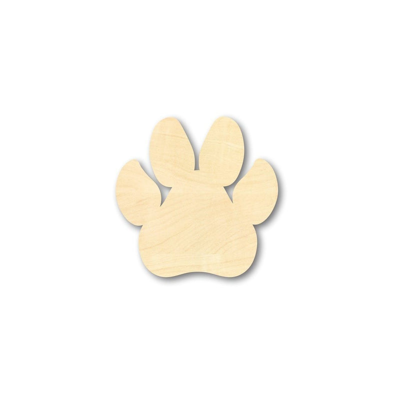 Unfinished Wood Dog Paw Shape - Animal - Pet - Craft - up to 46" DIY