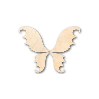 Unfinished Wood Fairy Wings Shape - Mythical - DIY Costume - 4 Piece Craft - up to 46" DIY
