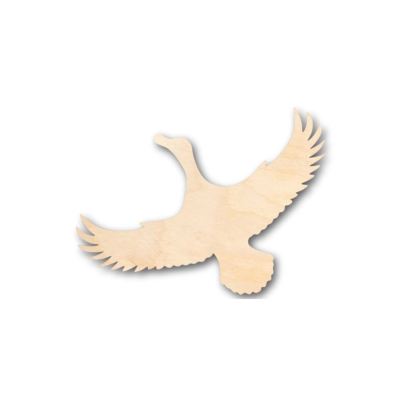 Unfinished Wood Flying Duck Shape - Animal - Wildlife - Craft - up to 46" DIY
