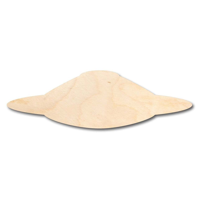 Unfinished Wood Flying Saucer Alien Shape - Outer Space - Craft - up to 46" DIY
