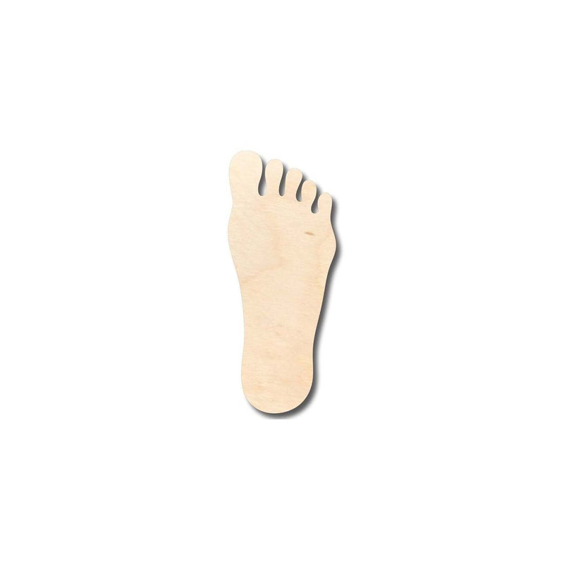 Unfinished Wood Foot Shape - Craft- up to 46" DIY