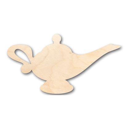 Unfinished Wood Genie's Lamp Shape - Craft - up to 46" DIY