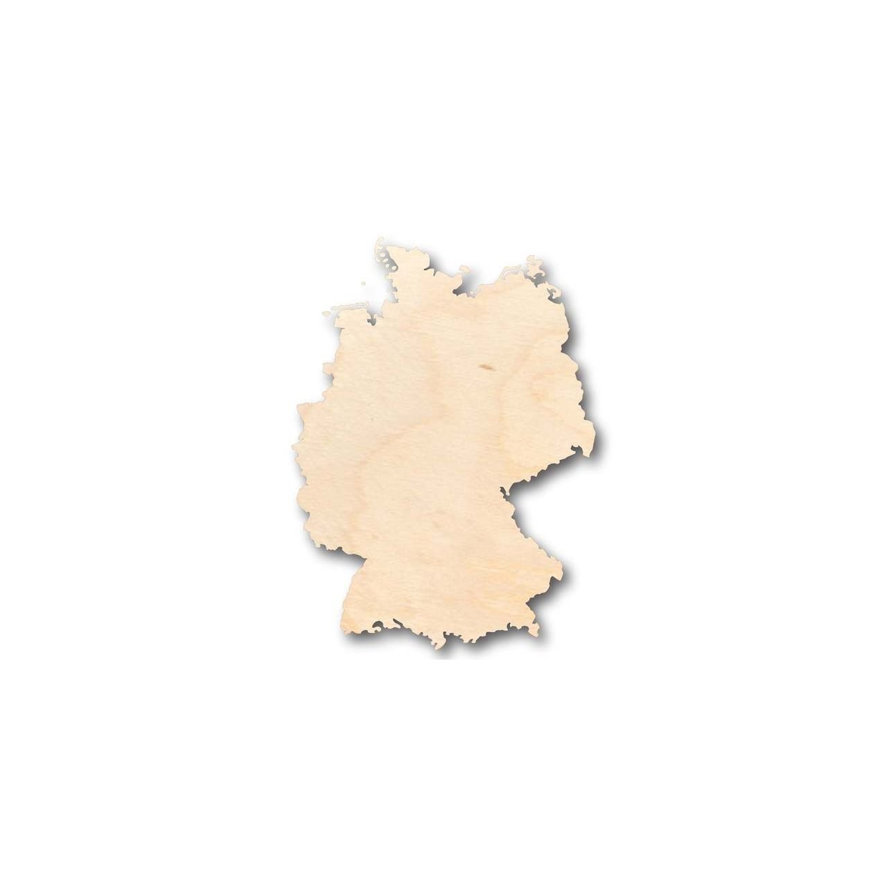 Unfinished Wood Germany Shape - Country - Craft - up to 46" DIY