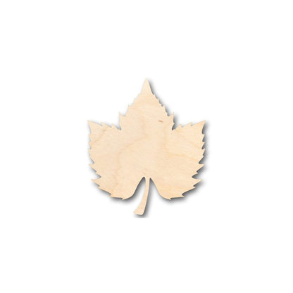 Unfinished Wood Grape Leaf Shape - Fruit - Food - Craft - up to 46" DIY