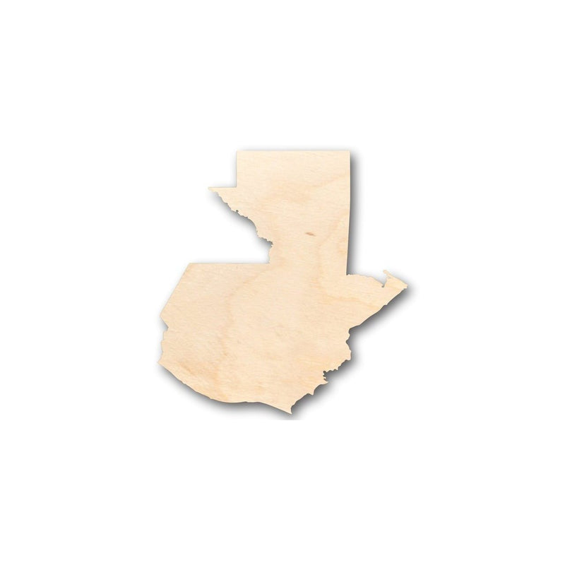 Unfinished Wood Guatemala Shape - Country - Craft - up to 46" DIY