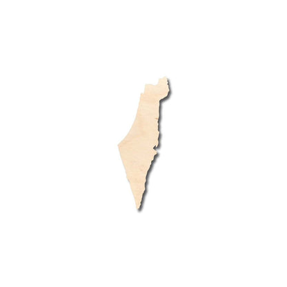 Unfinished Wood Israel Shape - Country - Craft - up to 46" DIY