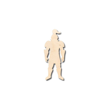 Unfinished Wood Knight Shape - Medieval - Renaissance - Craft - up to 46" DIY