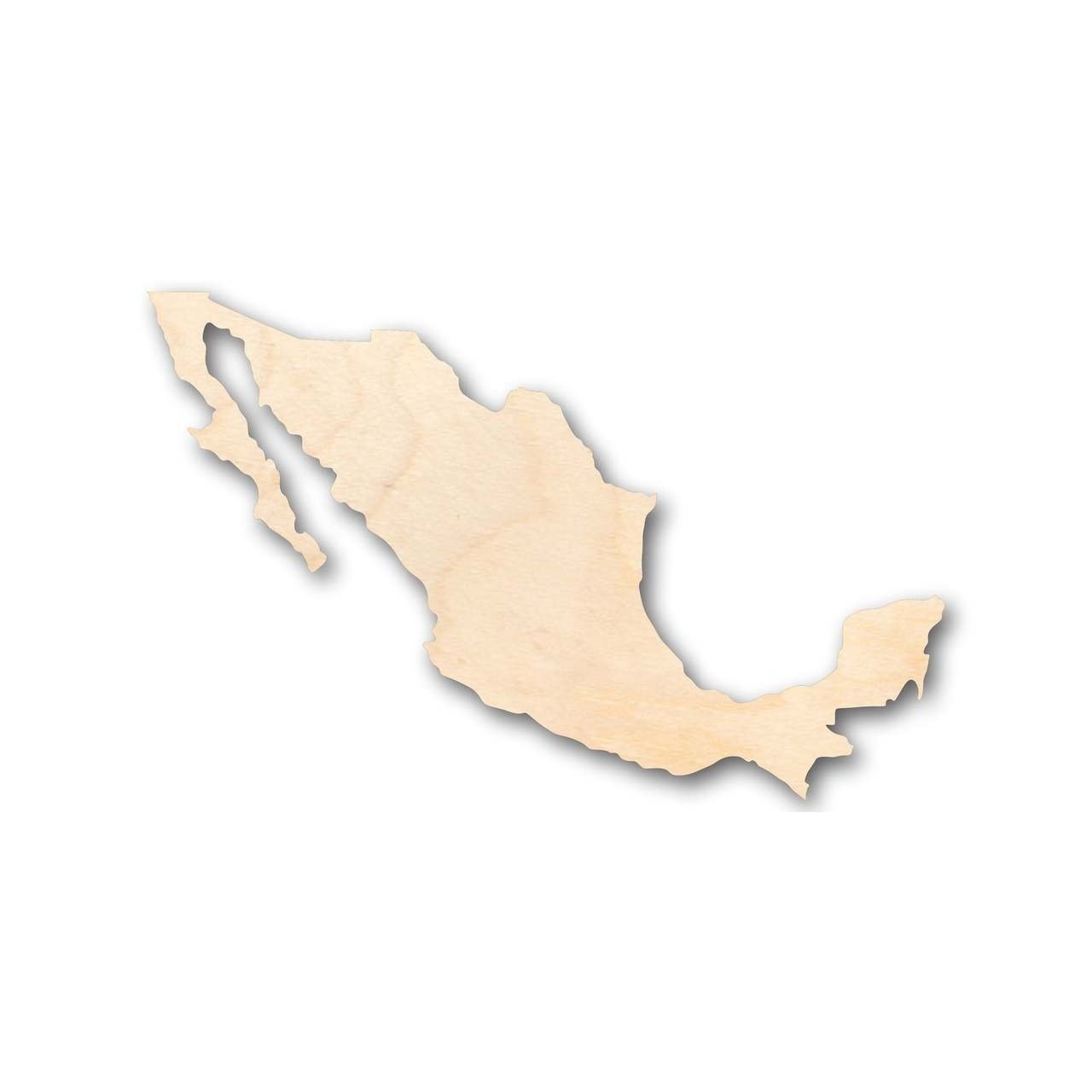 Unfinished Wood Mexico Shape - Country - Craft - up to 46" DIY